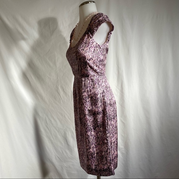 Banana Republic Silk Dress Pastels Size 0 - Picture 7 of 14